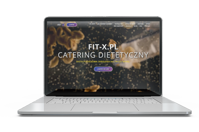 Screenshot of FIT-X Catering Dietetyczny.